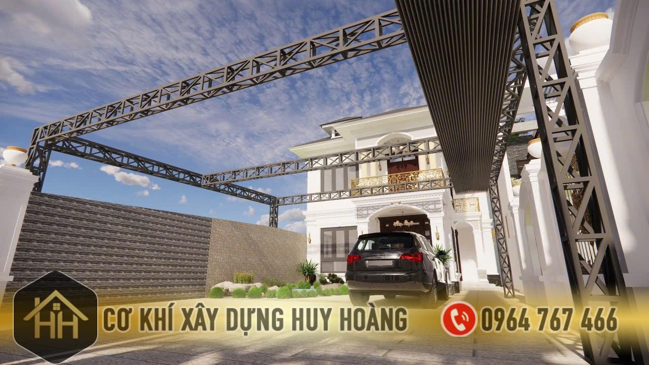 Thiết kế , thi công trọn gói mái che bạt xếp , mái hiên thông minh . Mái xếp Huy Hoàng luôn là lựa chọn hoàn hảo cho giải pháp mái che sân nhà , sân chơi , sân pickleball cho mọi khách hàng .